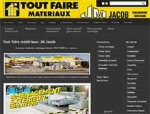 Tablet Screenshot of jacob-materiaux.fr